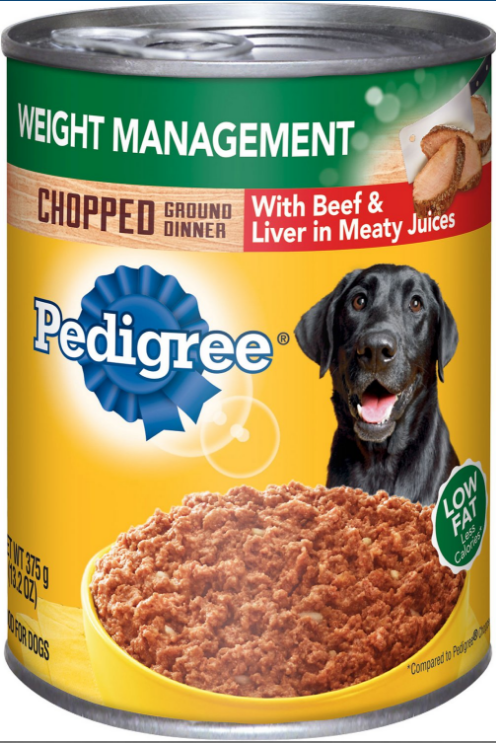 Pedigree Weigh Management Wet Dog Food, Beef And Liver
