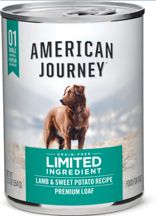 American Journey Limited Ingredient Diet Lamb & Sweet Potato Recipe Grain-Free Canned Dog Food