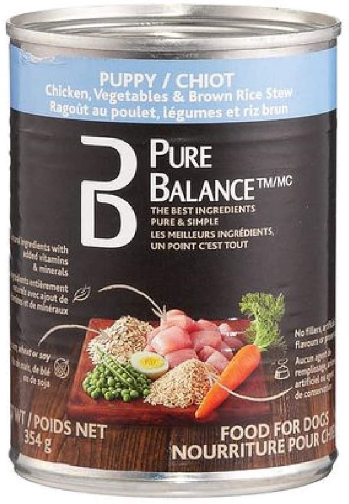 Pure Balance Puppy Chicken, Vegetables And Brown Rice Stew